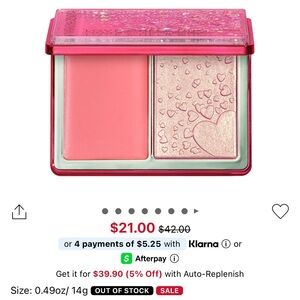 Natasha Denona Blush Duo - Pink and Gold